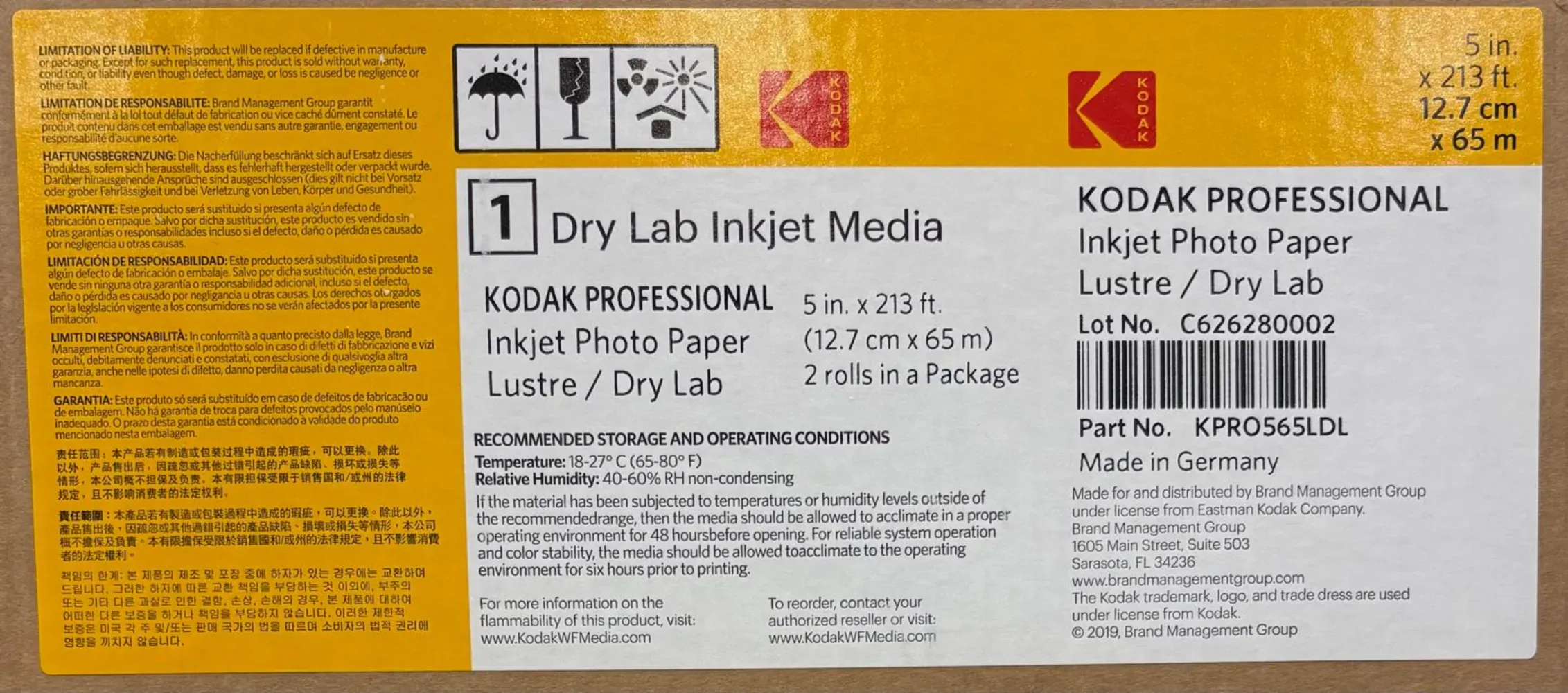 Papel Fotográfico Kodak
