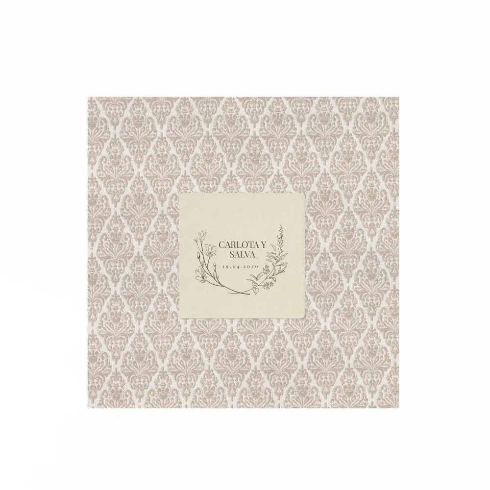 Pack Wendy Boda + Chapa Cuadrada 