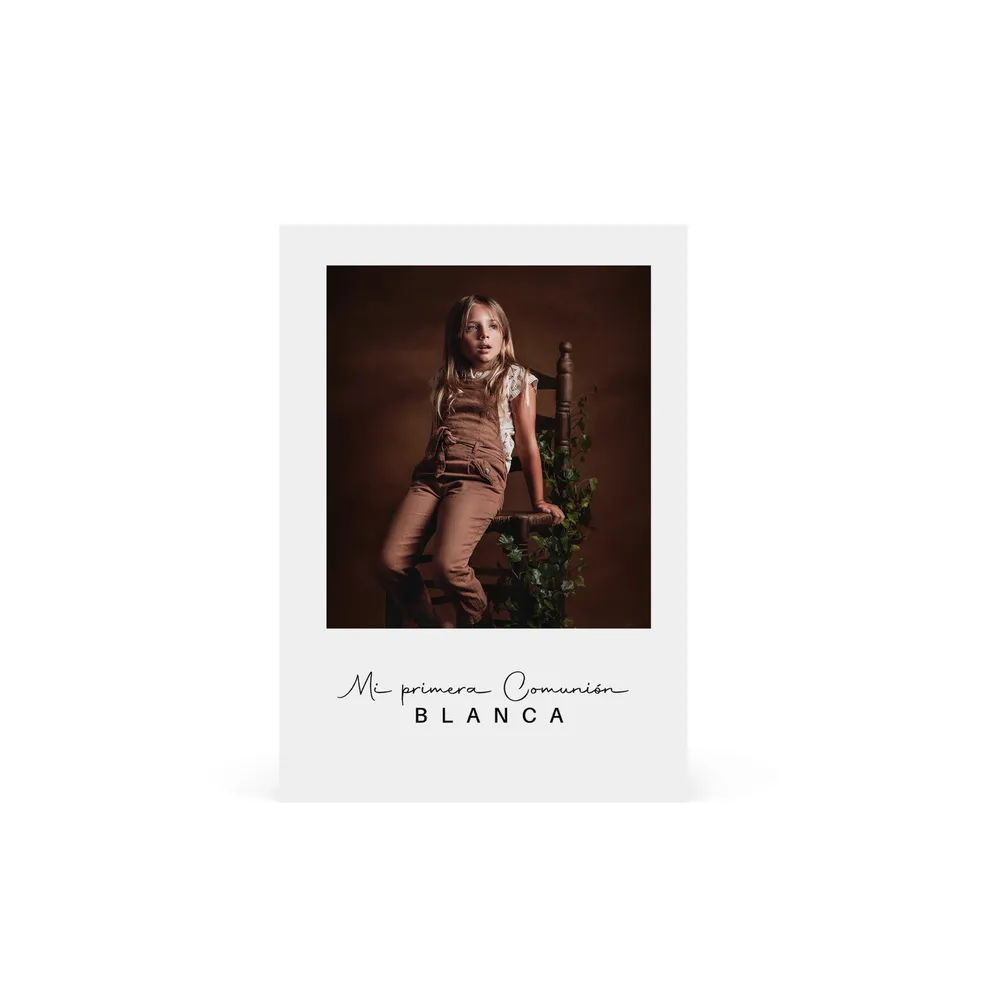 Porta Madera Polaroid
